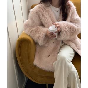 「N.s」 コート FREE ピンク レディース