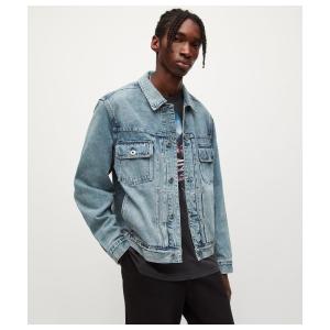 「ALLSAINTS」 デニムジャケット M インディゴブルー メンズ