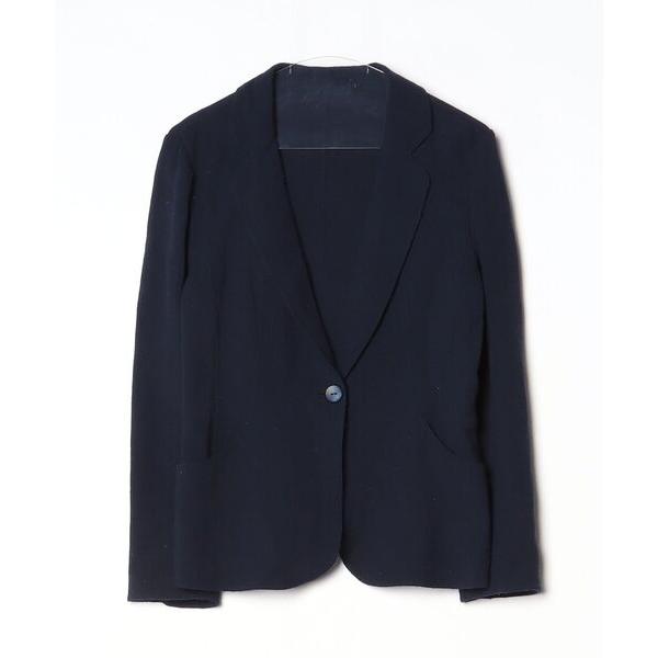 「HANAE MORI」 テーラードジャケット 40 ネイビー レディース