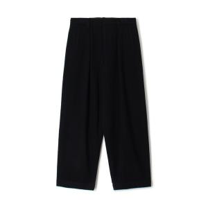 パンツ ウールナイロンビーバー 1プリーツカーブパンツ メンズ