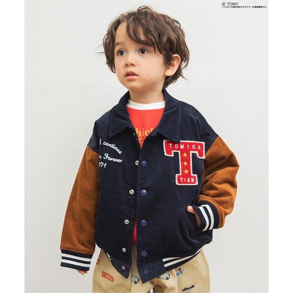 スタジャン アウター TOMICA×BREEZE スタジャン キッズ 子供服 男の子 女の子