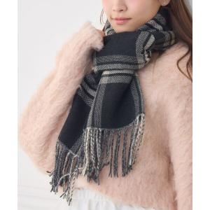マフラー ストール リバーチェックストール レディース