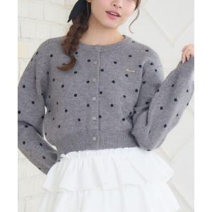 ニット セーター 柄ジャガードNTカーデ レディース