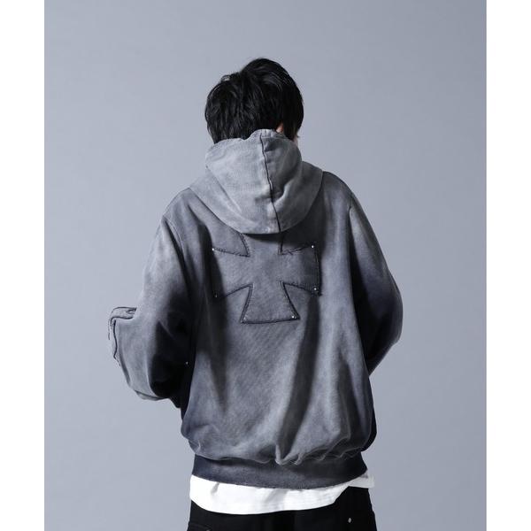 パーカー DankeSchon/ダンケシェーン/SPRAY PIGMENT SWEAT HOODIE...