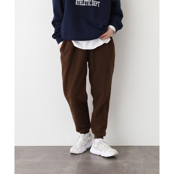 スウェットパンツ ジャージ ボア 無地 ジョガーパンツ メンズ レディース