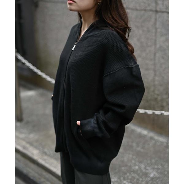 パーカー フェイド加工リブジップパーカー メンズ レディース