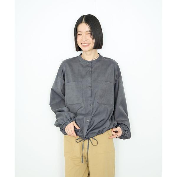 ブラウス シャツ 裾ドロストブラウス レディース