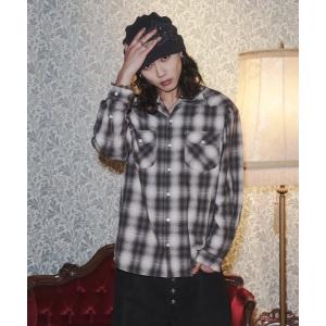 シャツ takumu（MUU STUDIO） - Western ombre check shirt / ウエスタンオンブレチェックシャツ メンズ レ