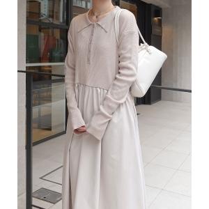 ワンピース ポロネックドッキングワンピース