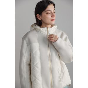 ブルゾン アウター ドッキングフーディブルゾン レディース