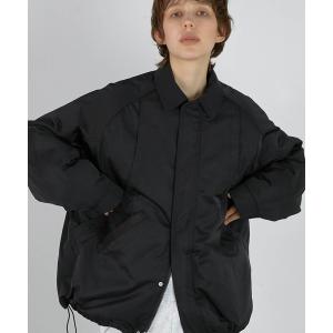 ブルゾン アウター 「LA PEAU DE GEM」zip puff blouson/ジップパフブルゾン レディース
