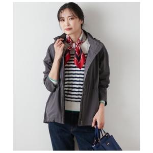 コート アウター 「ウォッシャブル」TCタフタ フーデッドアウター レディース