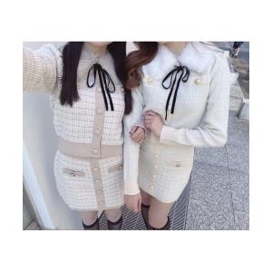 ワンピース ニットアンサンブル