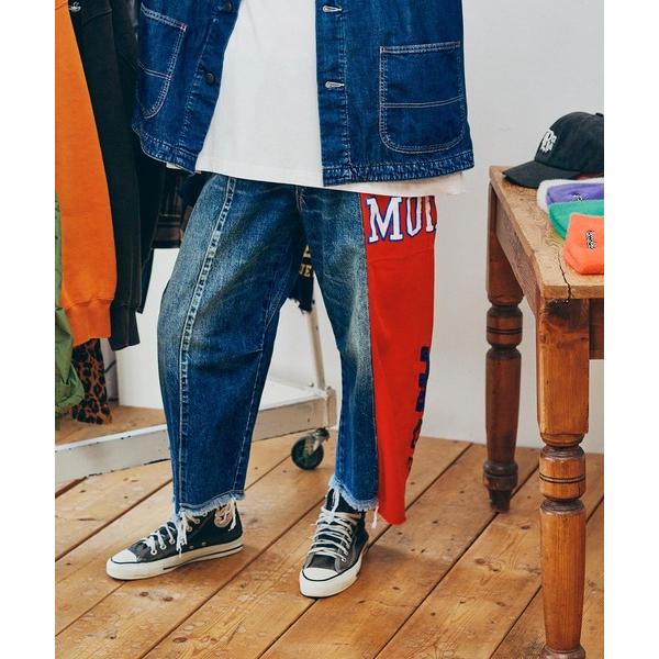 パンツ R4417 PINK MOTEL 裏毛コンビパンツ レディース