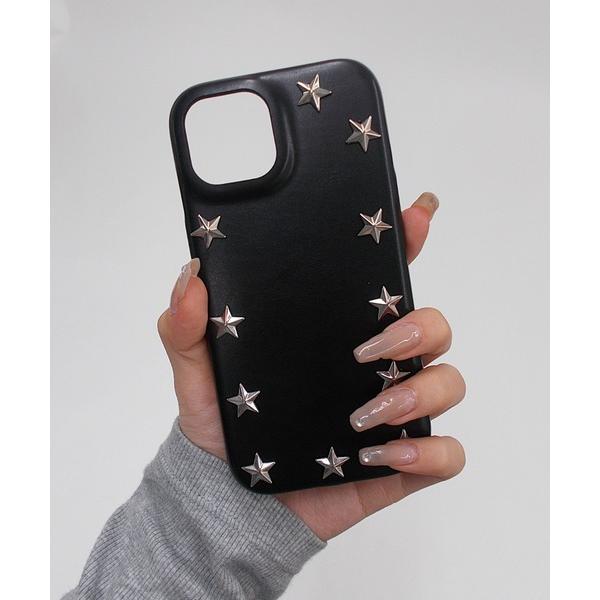 スマホケース 星型スタッズ スターリベット iPhoneケース iPhone14 iPhone15 ...