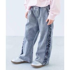 パンツ サイドフリル デニムパンツ キッズ 子供服 女の子の買取情報