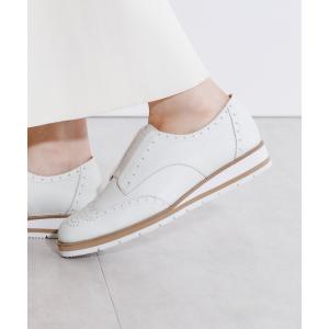 スリッポン 「HIMIKO」厚底メダリオンシューズ/661107 レディース