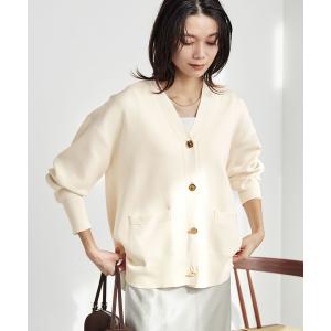 カーディガン パフニット カーディガン ウォッシャブル レディース