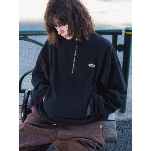 トレーナー スウェット DISCUS FRENCHTERRY HALF ZIP PULLOVER レ...