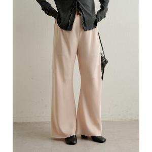 パンツ サテンバイアスイージーパンツ レディース