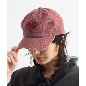 キャップ 帽子 PIGMENT DYE HEART LOGO CAP レディース メンズ