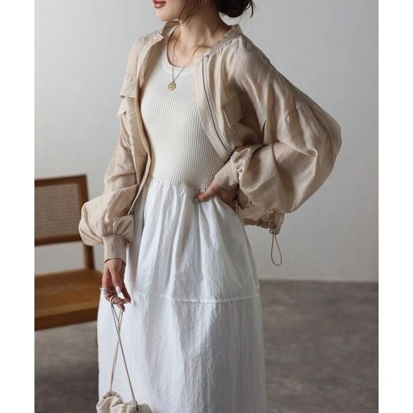 「Bonjour Sagan」 ブルゾン FREE ベージュ レディース