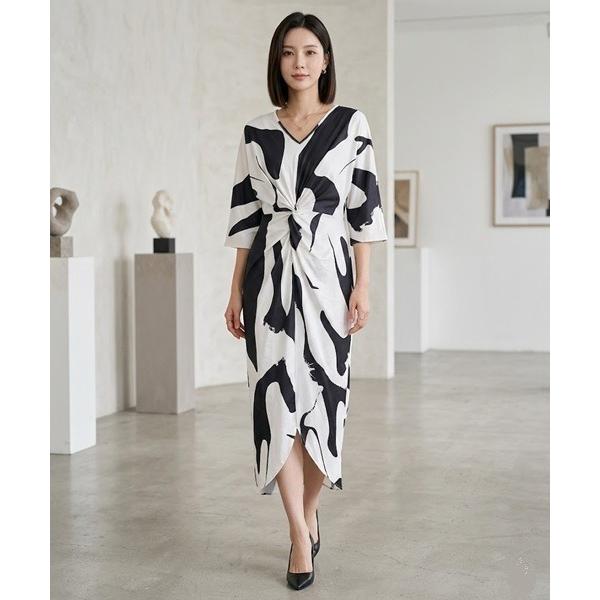 ドレス アブストラクトデザインレディードレス