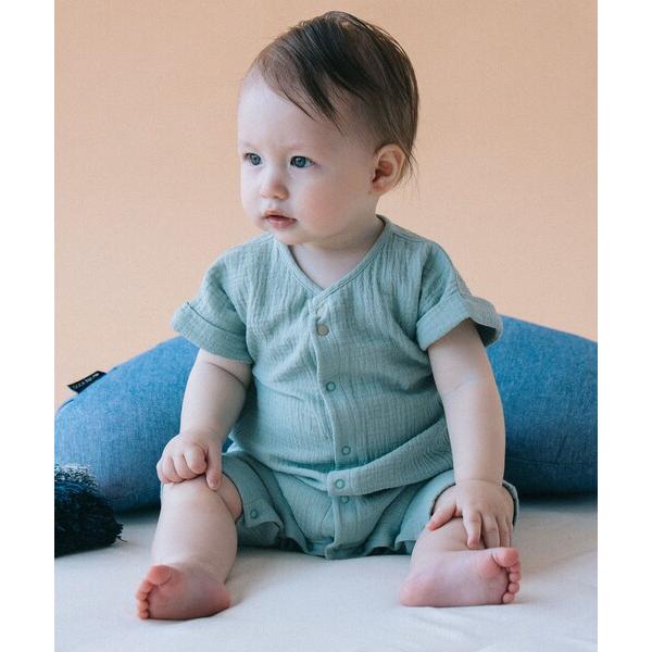 ベビー服 ロンパース ベビー モスリン ロンパース 2026SS（70〜80cm）
