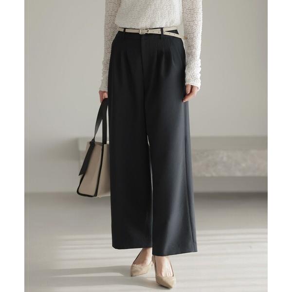 ワイドパンツ パンツ シュットクロスワイド パンツ レディース