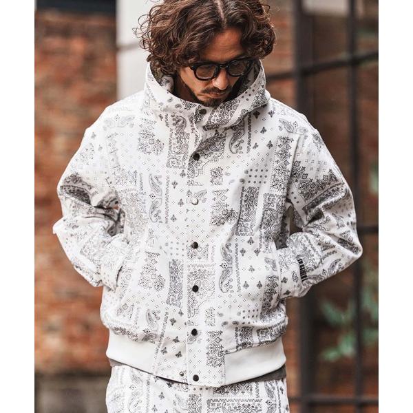 パーカー mpa4012-Bandana Pattern Parka パーカー(F26S130) メ...