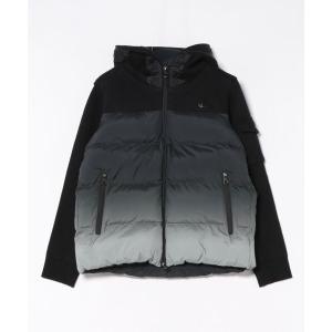 コート ジャケット 「1PIU1UGUALE3」グラデーションニットコンビパデッドジャケット メンズ