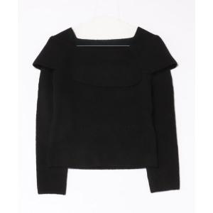 ニット セーター アシメオフショルニットプルオーバー レディース