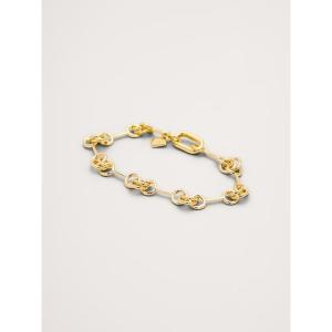 ブレスレット ダブルリングチェーンブレスレット レディース