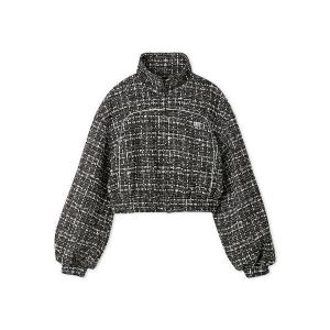 ブルゾン アウター ツイーディトラックブルゾン レディース