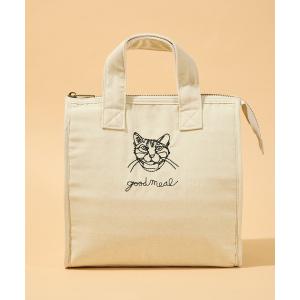 トートバッグ 「 ＋HayU fabric / ハユ 」 ランチバッグ　ネコ　 WHAQG-0003　KOI レディース メンズ
