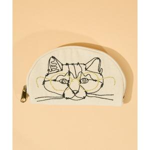 伊達メガネ メガネ 眼鏡 「 ＋HayU fabric / ハユ 」 メガネケース　ネコ　 WHAQG-0005　KOI レディース メンズ