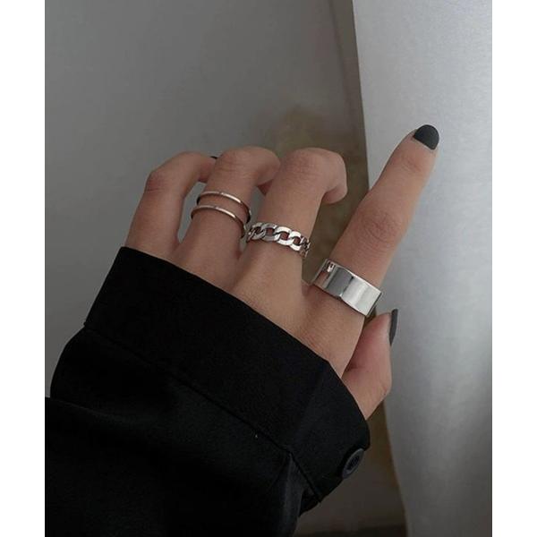 指輪 リング 「Bz」ユニセックスリング3点セット(RZ) メンズ レディース