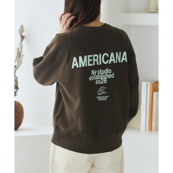 トレーナー スウェット Americana × Firsthand/アメリカーナ 別注 ダブルプリン...