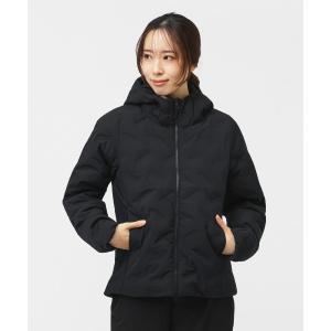 ダウンコート ダウンジャケット ティゴラ TIGORA アルミ蓄熱パデッドフードジャケット THEMOLITE?使用 レディース