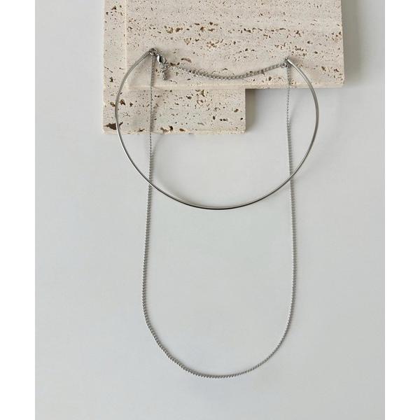 ネックレス ステンレスチョーカーチェーンネックレス レディース