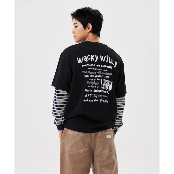 tシャツ TYPO ARTWORK POINT SHORT SLEEVE T-SHIRT メンズ レ...