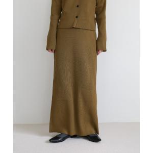 スカート スポンディッシュＩラインニットスカート