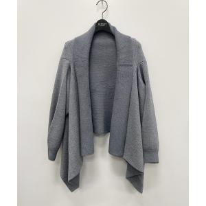 カーディガン 「FONT LAB」Wフェイスストールカーディガン レディース