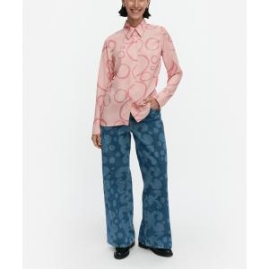 美品 マリメッコ ウニッコ CASALISAカットソー ブラウス 花柄 L marimekko（マリメッコ） ブラウス シャツ レディース メンズ
