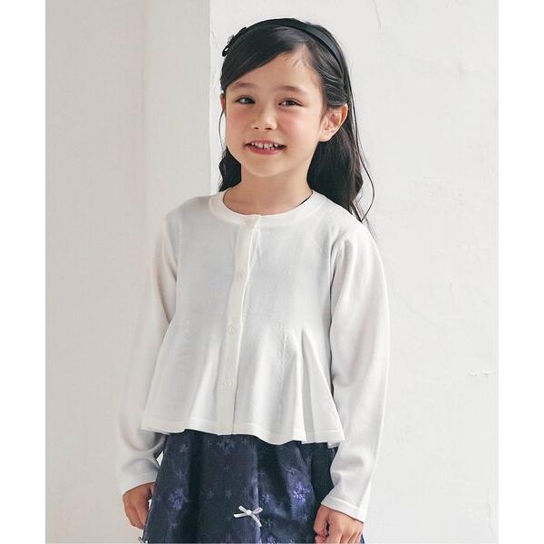 カーディガン ペプラムカーディガン_ジュニア対応 キッズ 子供服 女の子