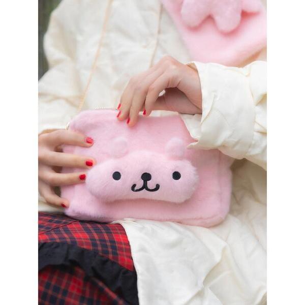 ハンドバッグ エイミーちゃん ふわふわショルダーバッグ