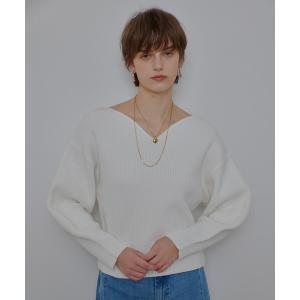 ニット セーター ハートネックプルオーバー レディース｜ZOZOTOWN Yahoo!店