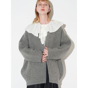 カーディガン CNラクーンミックスダブルカーディガン レディース