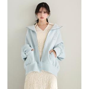 パーカー エンブレムボンディングパーカー レディース