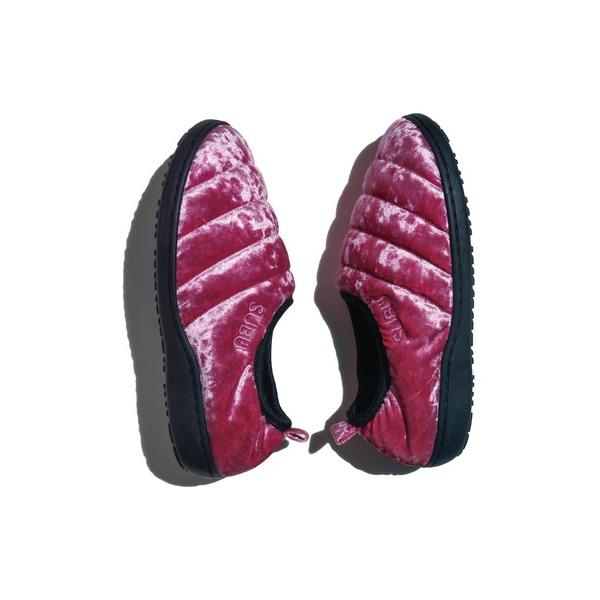 スリッポン SUBU / VAMP VELVET / PINK メンズ レディース